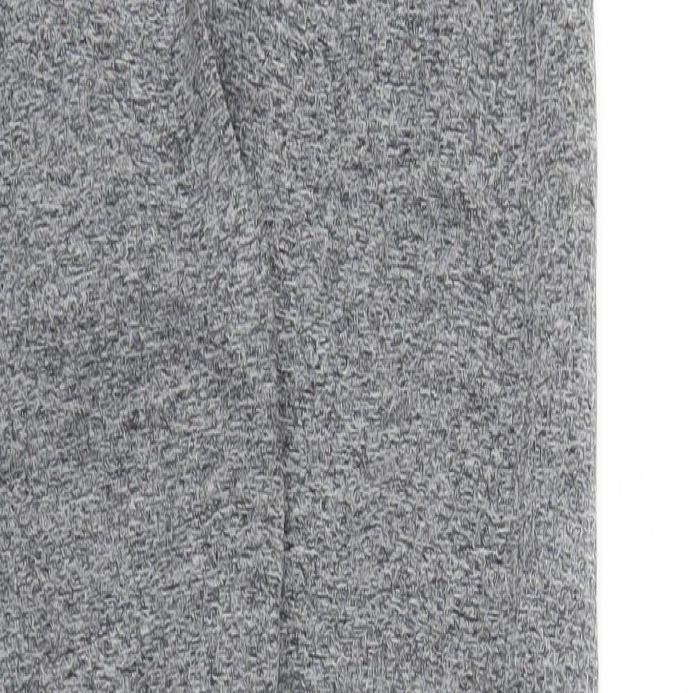 USA Pro Womens Grey   Compression Leggings Size 8 L25 in