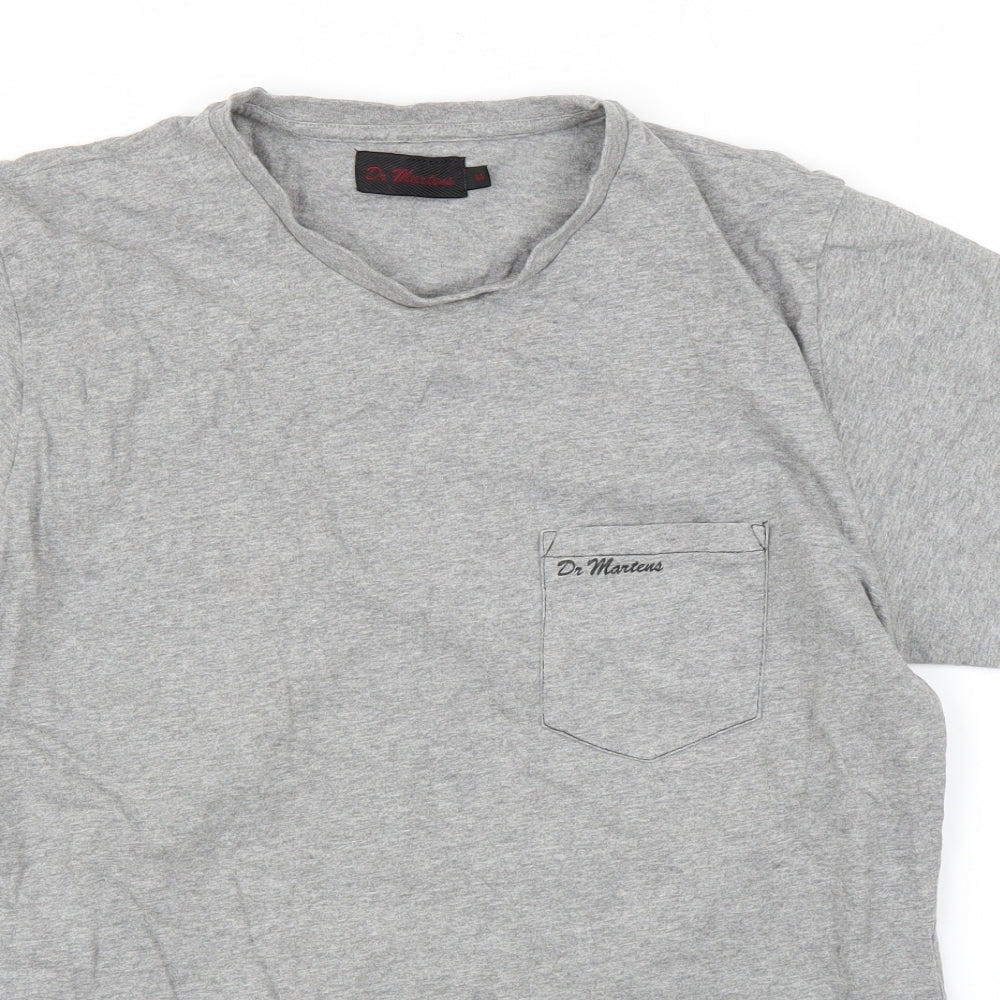 Dr Martens Mens Grey    T-Shirt Size M