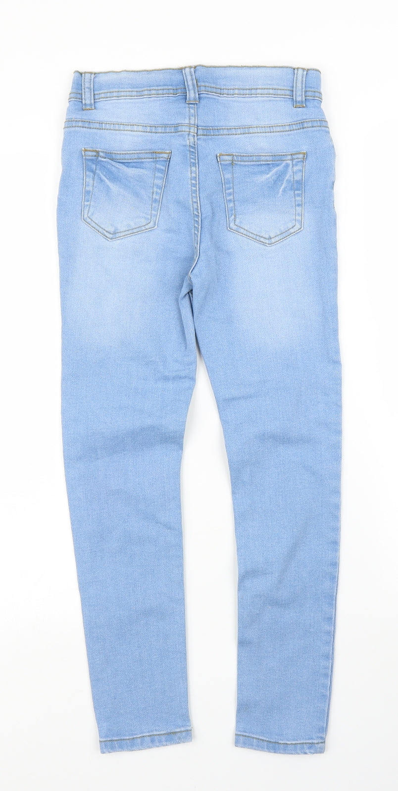 Primark Girls Blue  Denim Skinny Jeans Size 9-10 Years