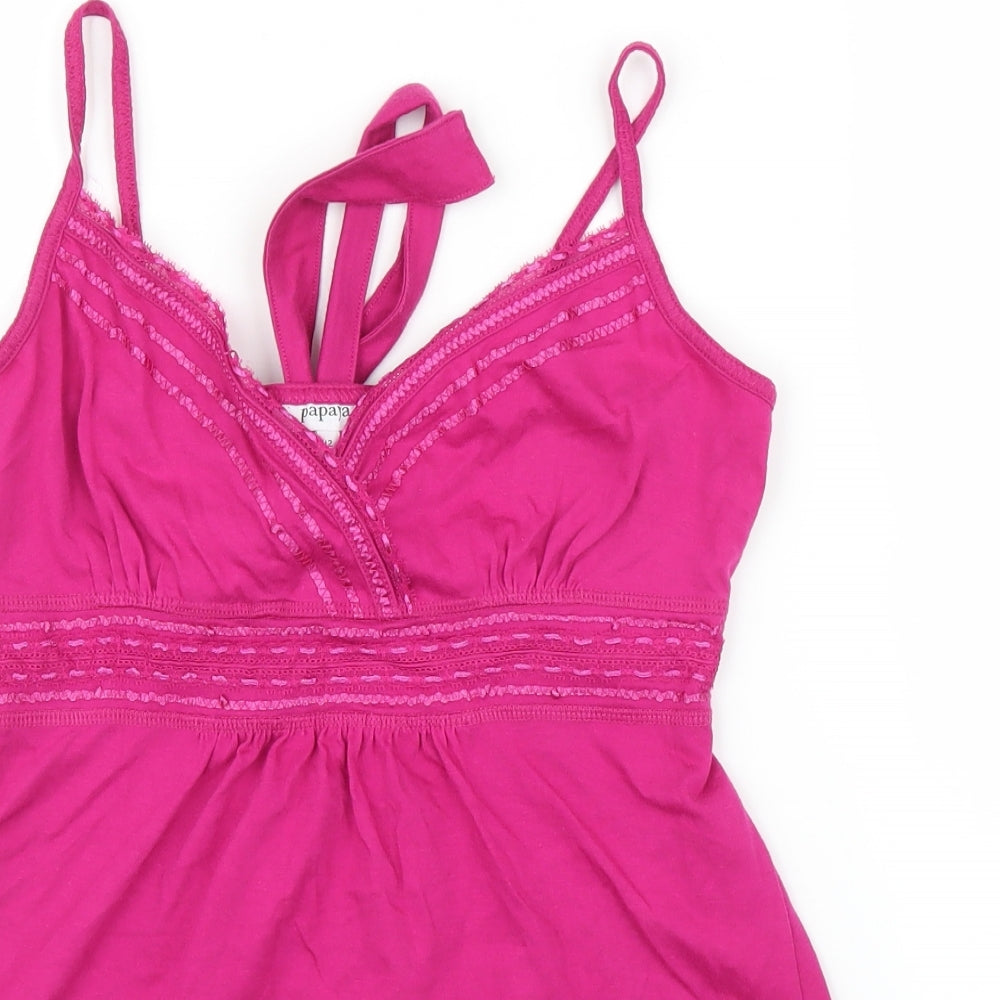 Papaya Womens Pink   Camisole Blouse Size 12