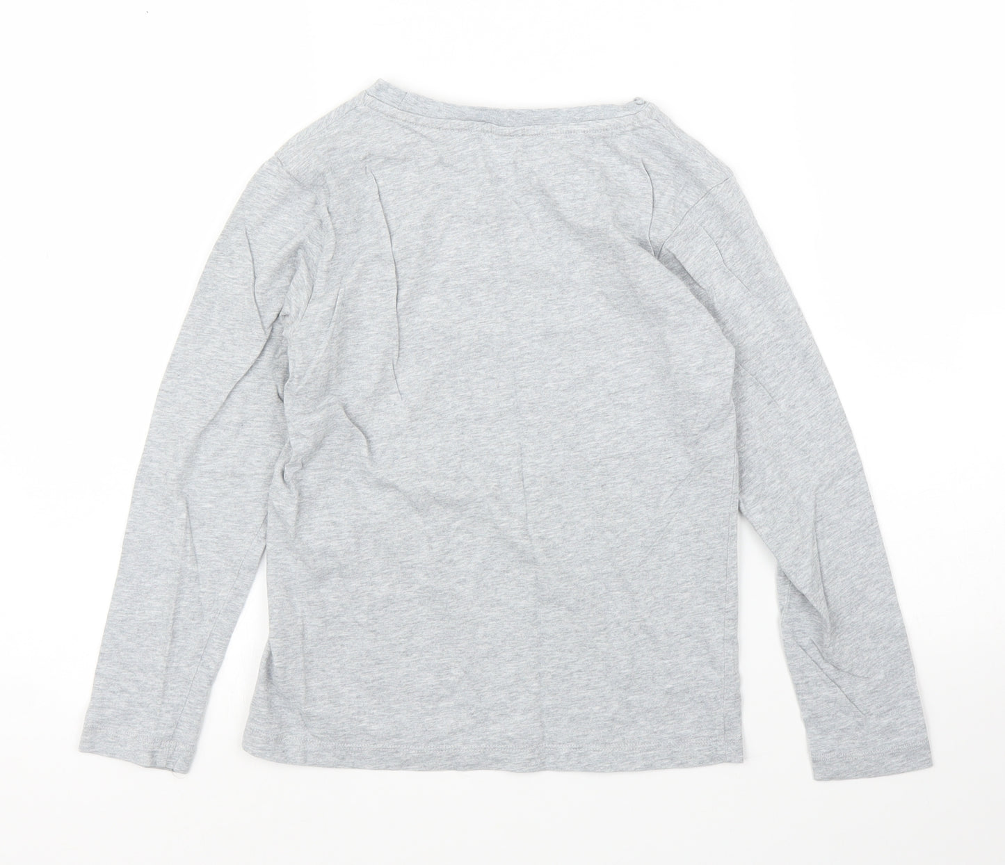 Popupshop Girls Grey   Basic T-Shirt Size 9 Years