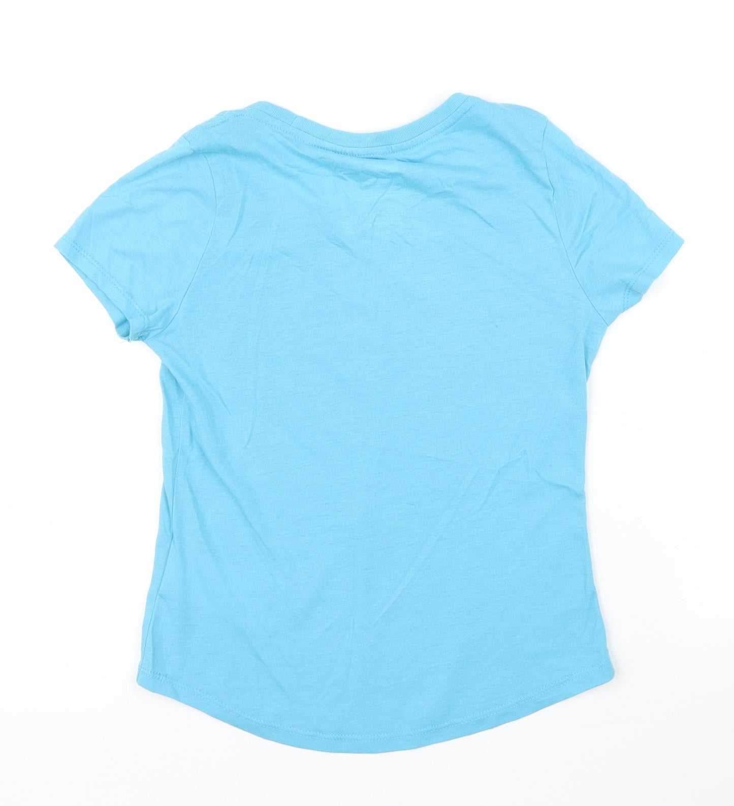 Nike Girls Blue   Basic T-Shirt Size 9 Years