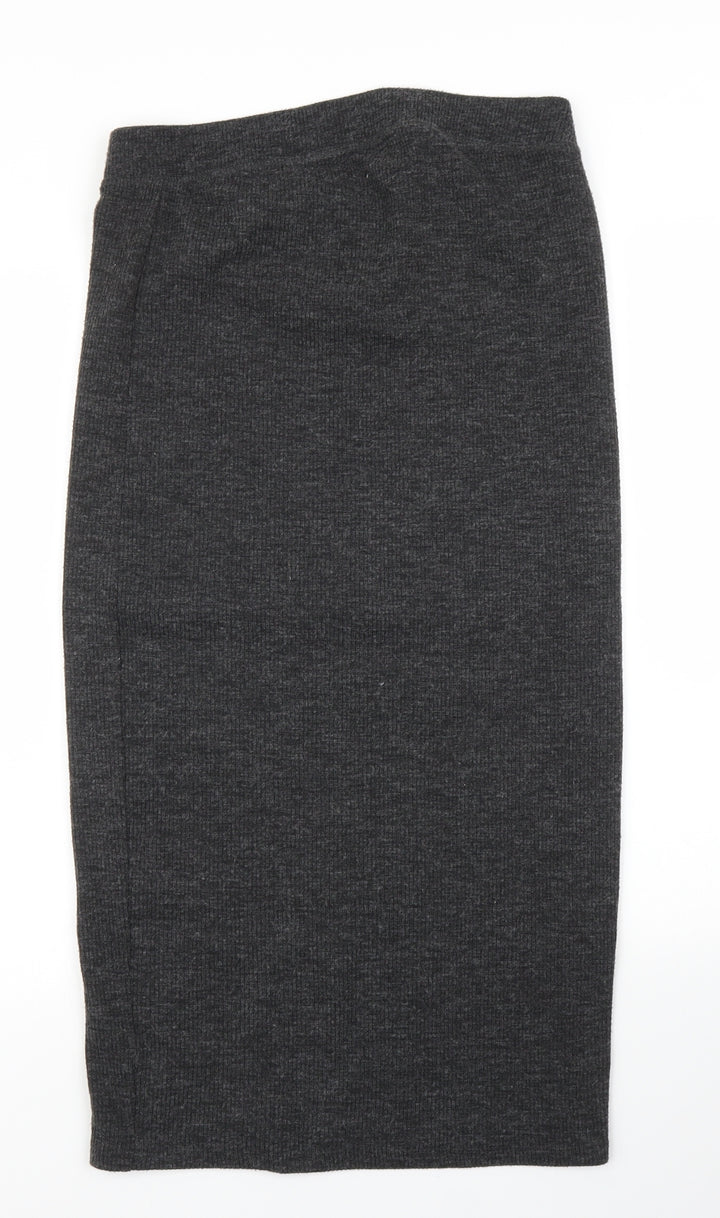 H&M Womens Grey Straight & Pencil Skirt Size M