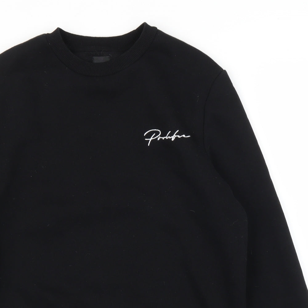 River Island Mens Black   Pullover Jumper Size S