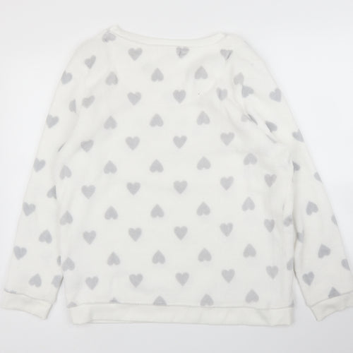 Primark Womens White   Pullover Jumper Size L