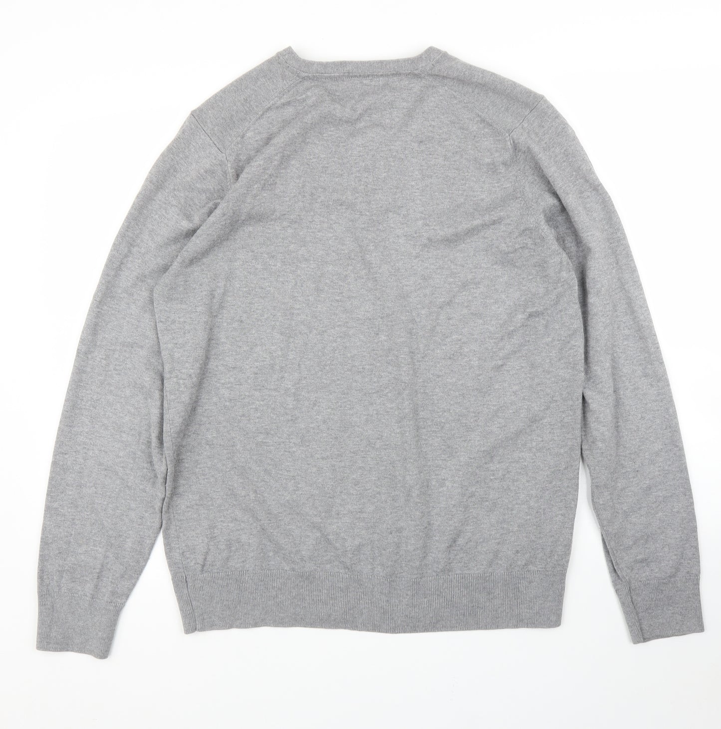 M&S Mens Grey   Pullover Jumper Size L