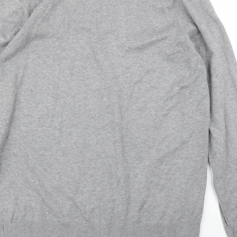 M&S Mens Grey   Pullover Jumper Size L