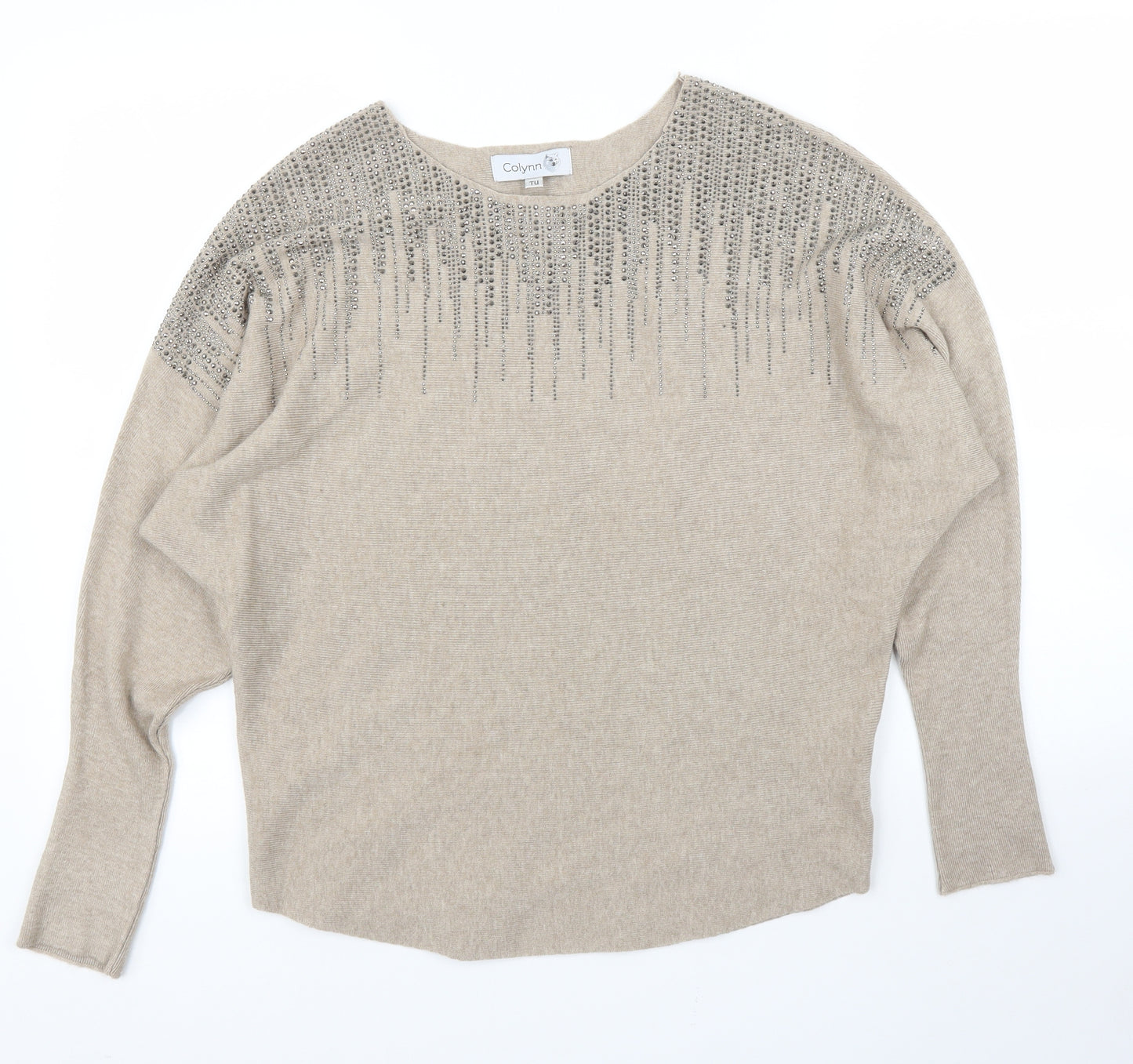 Colynn Womens Beige   Pullover Jumper Size M