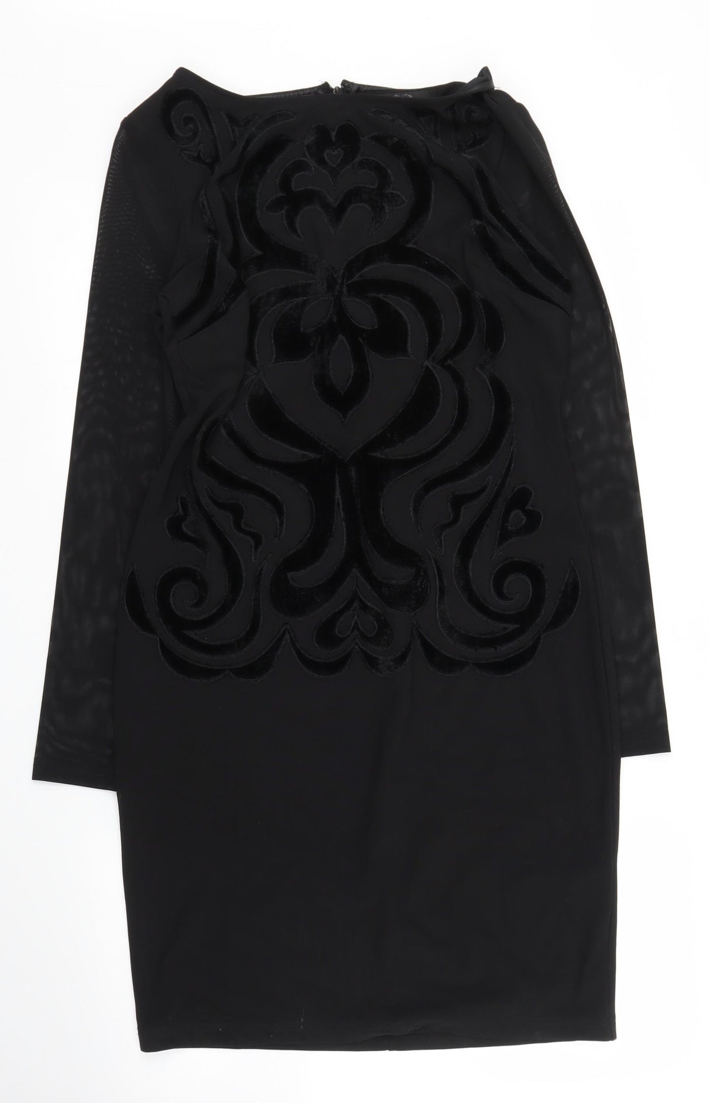 Holly Willoughby Womens Black Floral  Shift  Size 14