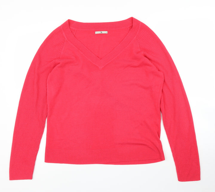 TU Womens Pink Pullover Jumper Size 16