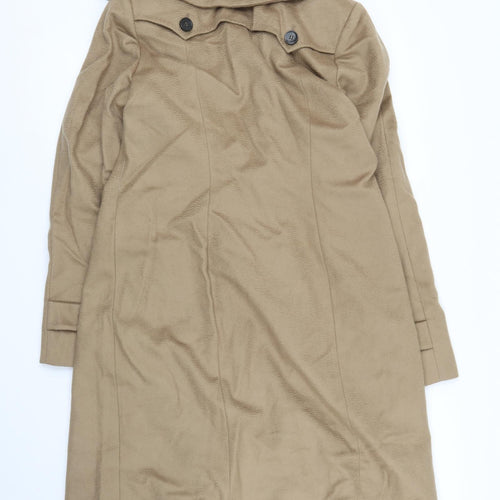 Marella Womens Beige   Pea Coat Coat Size 16