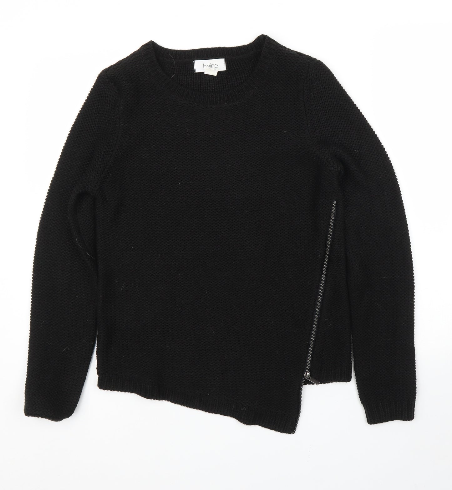 HEINE Womens Black   Pullover Jumper Size 8