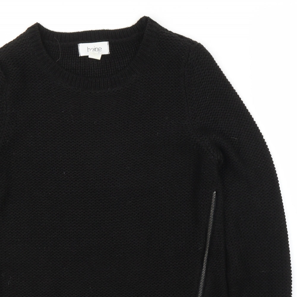 HEINE Womens Black   Pullover Jumper Size 8