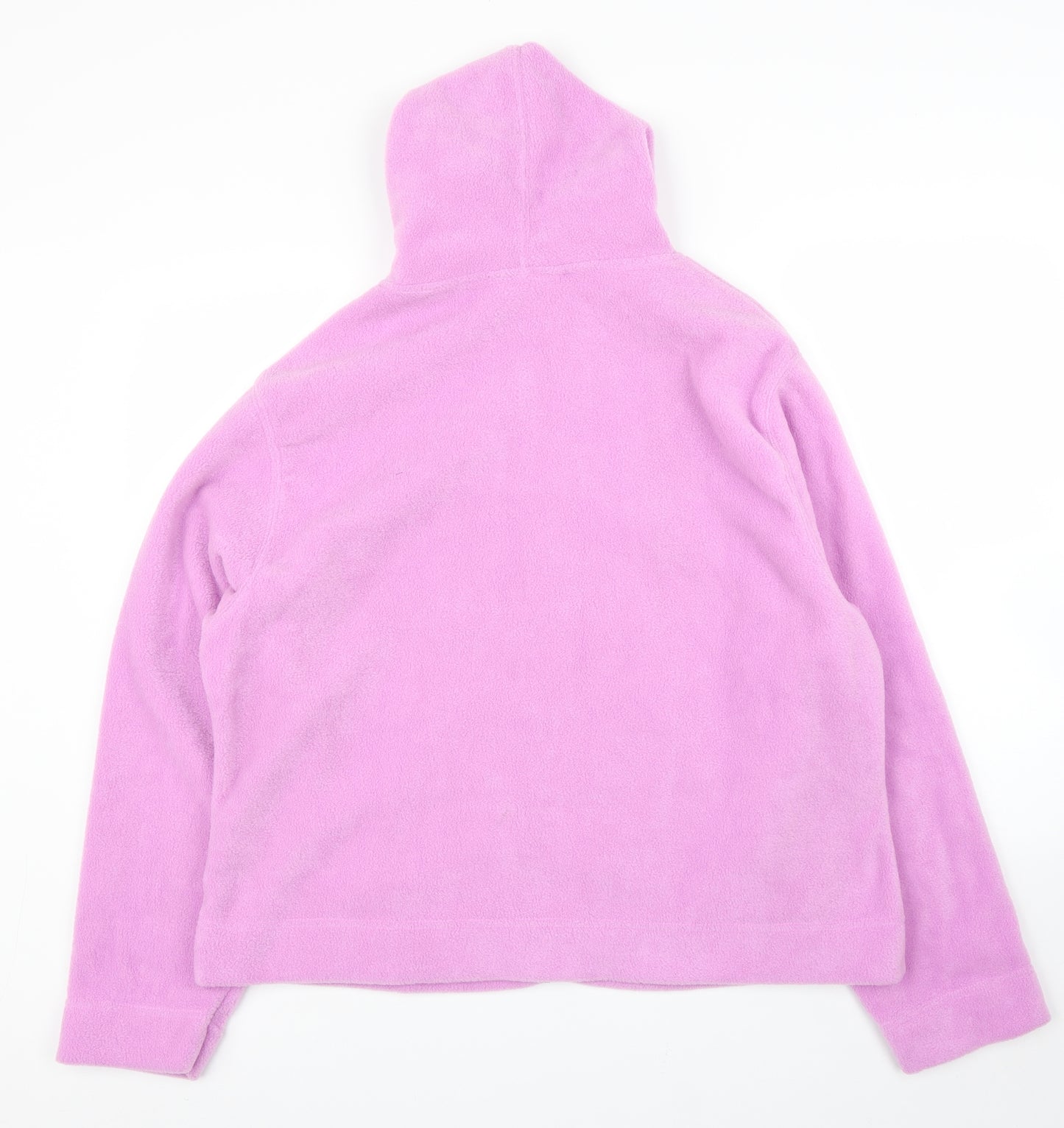 For Women Womens Purple  Fleece Full Zip Hoodie Size 22