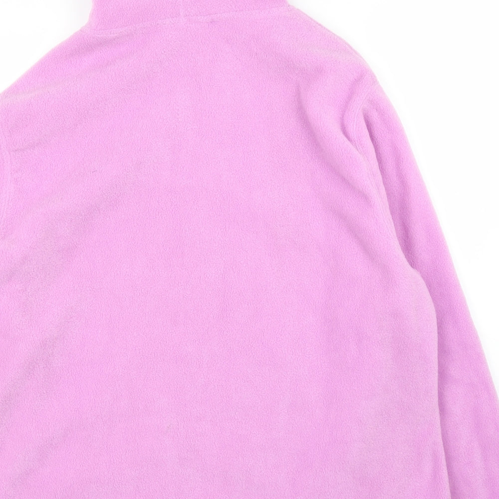 For Women Womens Purple  Fleece Full Zip Hoodie Size 22