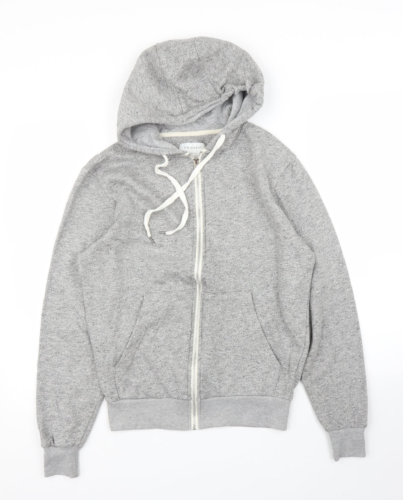 Primark Mens Grey   Full Zip Hoodie Size S