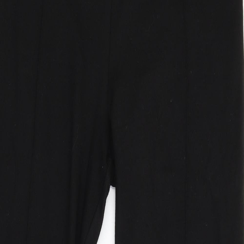 F&F Womens Black   Trousers  Size 14 L31.5 in