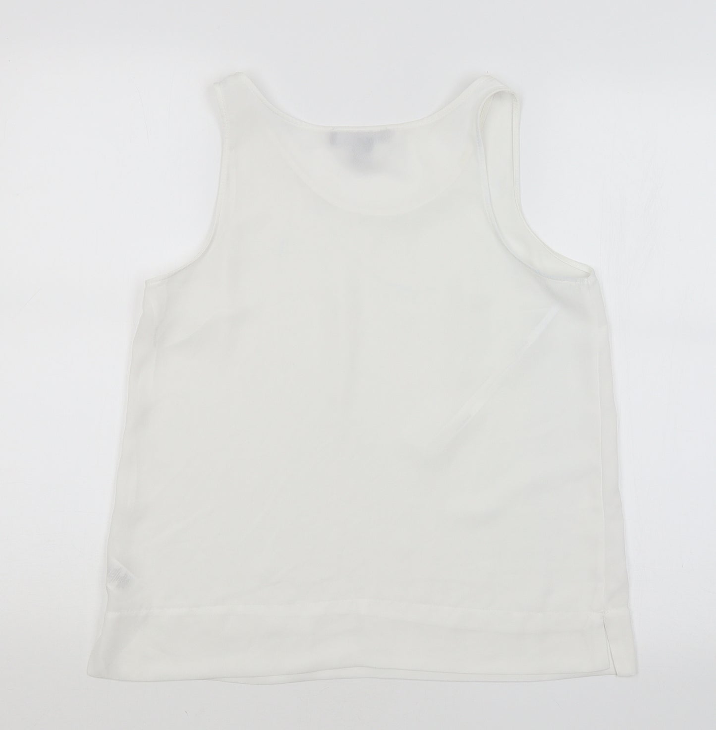 Primark Womens White   Basic Tank Size 10