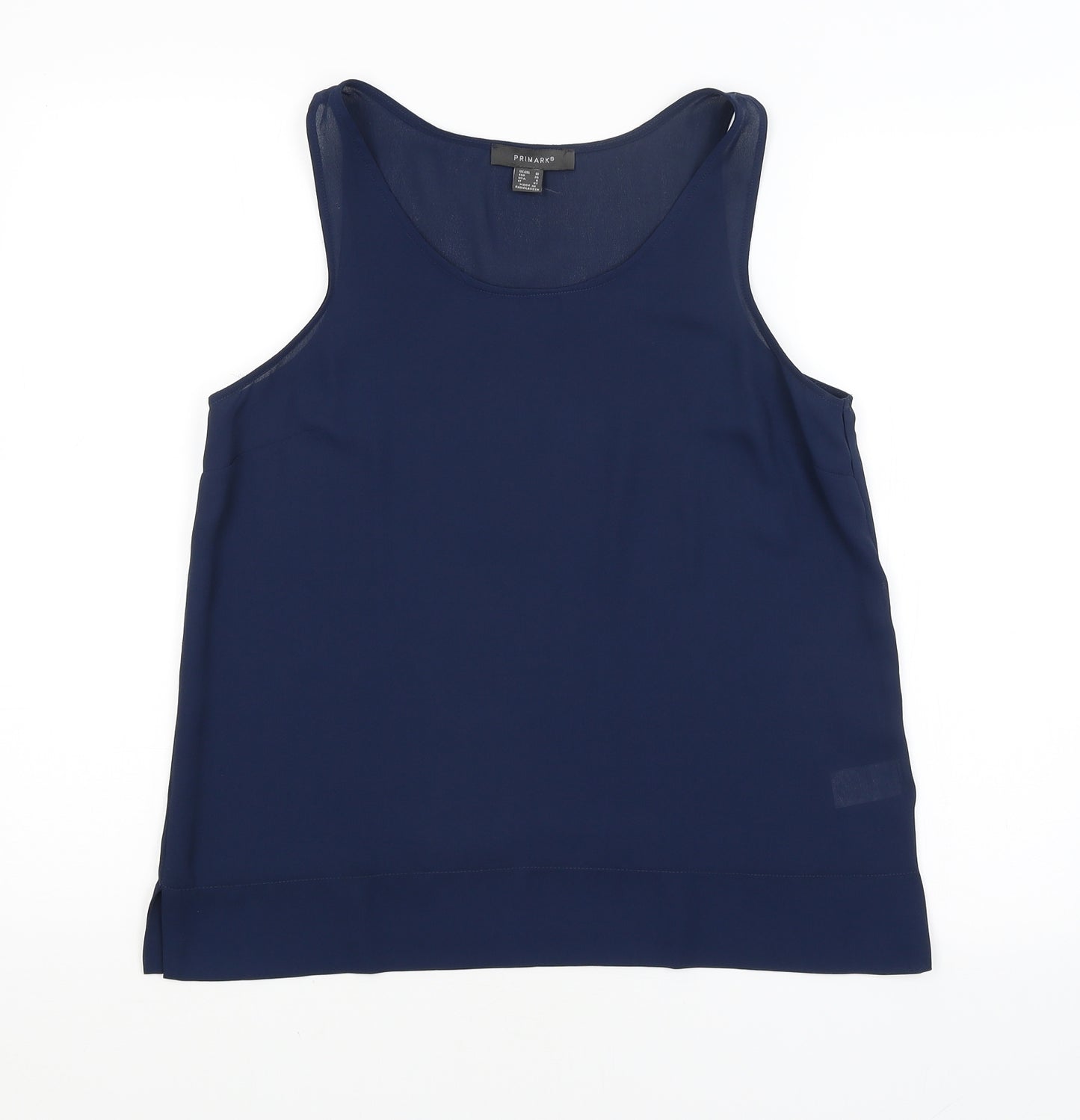 Primark Womens Blue   Basic Tank Size 10