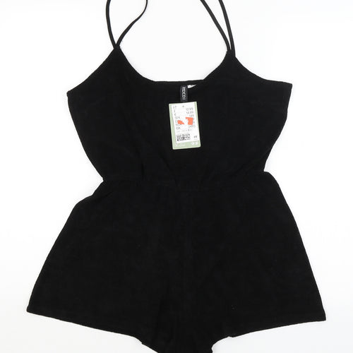 Divided Womens Black   Playsuit One-Piece Size S