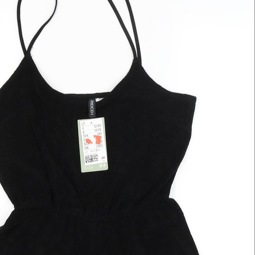Divided Womens Black   Playsuit One-Piece Size S