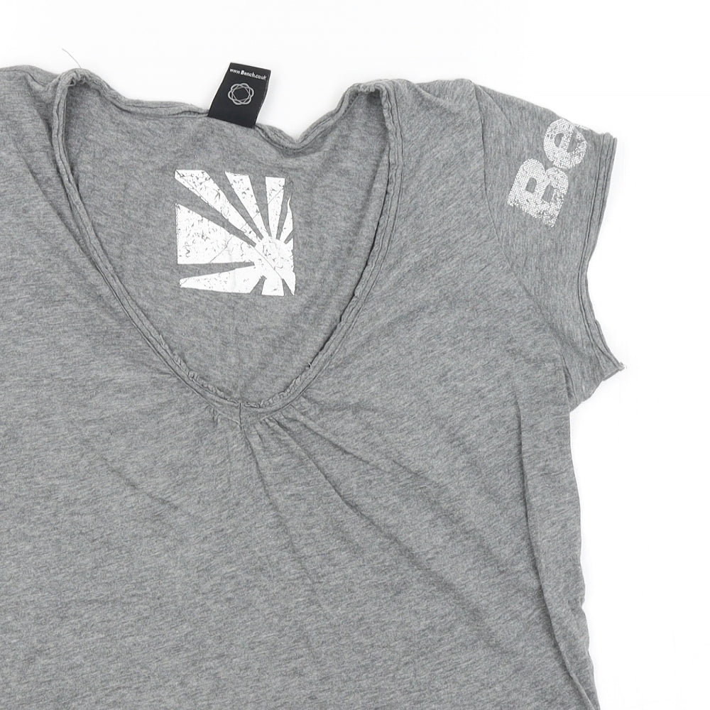 Bench Womens Grey   Basic T-Shirt Size M
