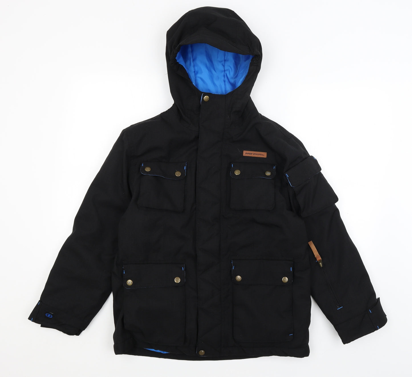 No Fear Boys Black   Windbreaker Coat Size 13 Years