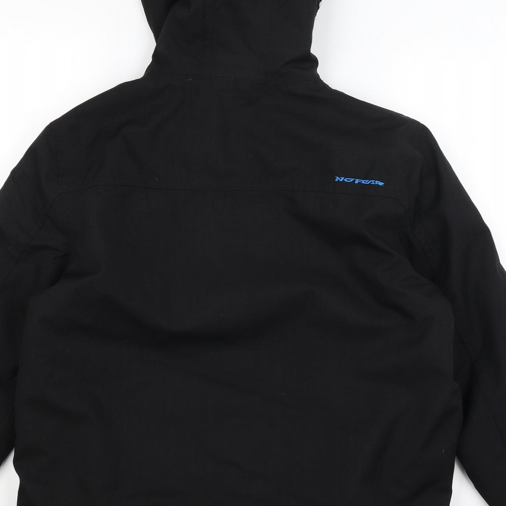 No Fear Boys Black   Windbreaker Coat Size 13 Years