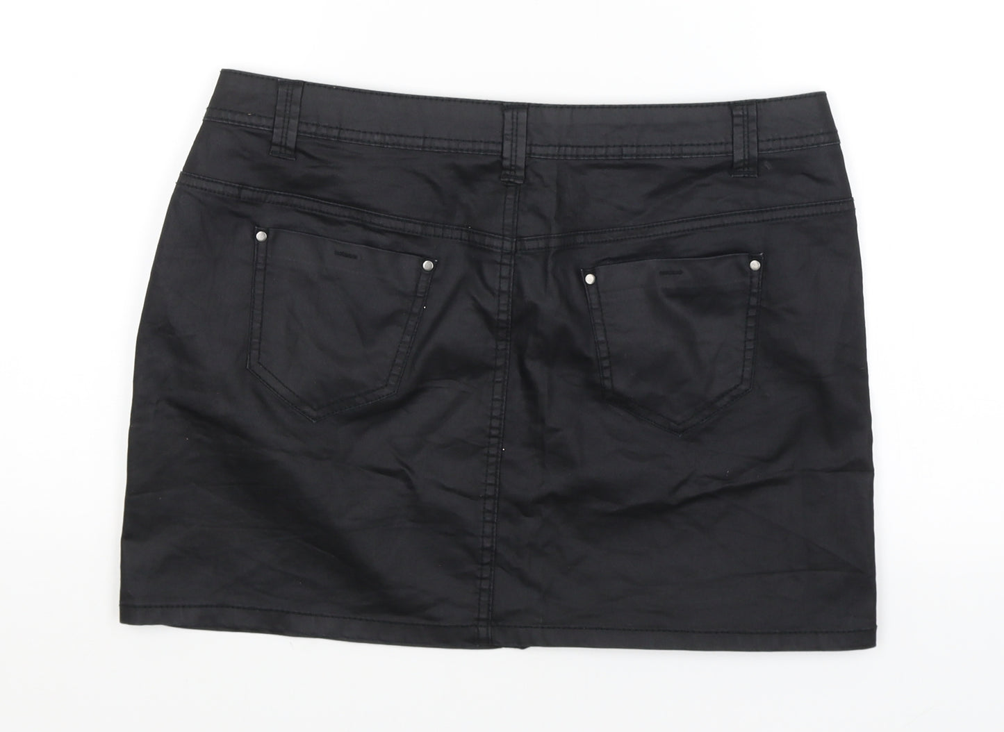 George Womens Black   Mini Skirt Size 14