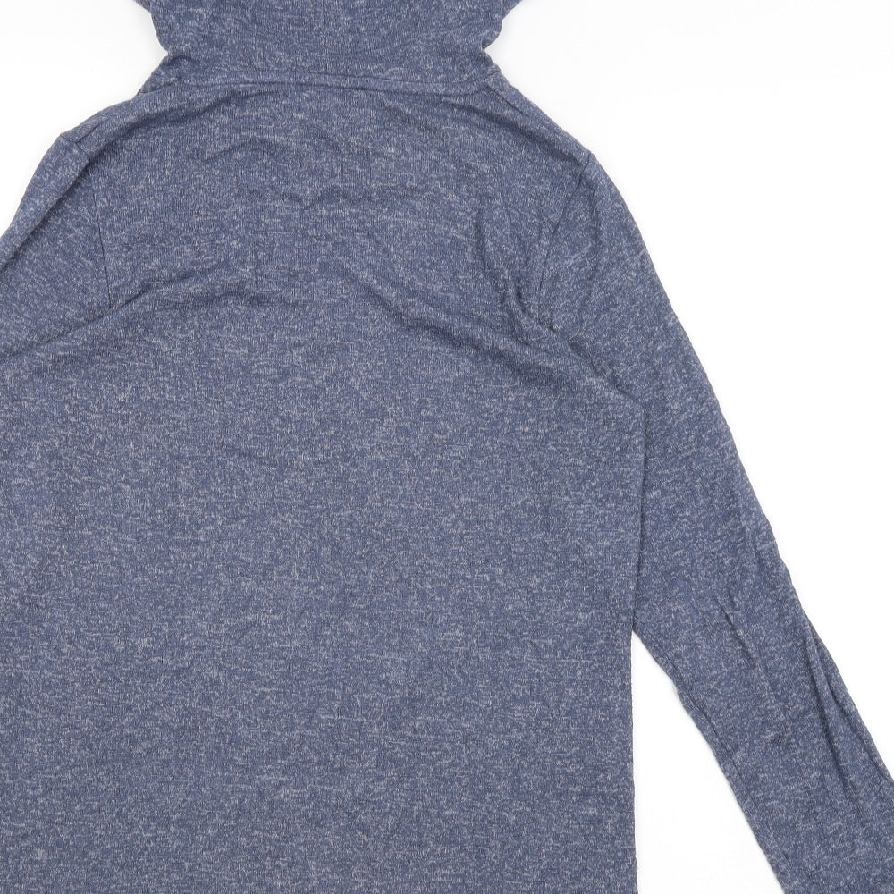 Papaya Womens Blue   Pullover Hoodie Size S