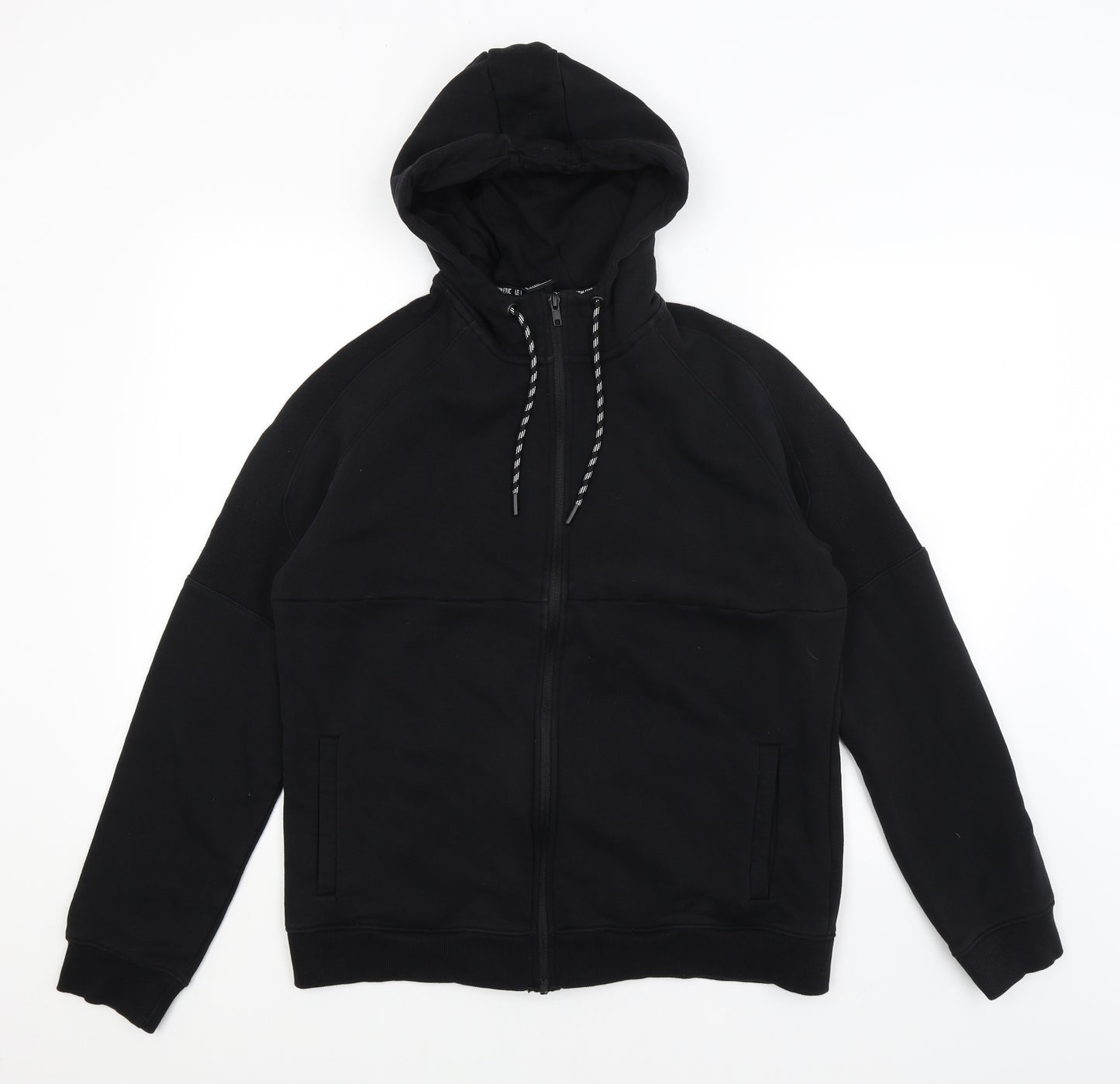 US Athlectic Mens Black   Full Zip Hoodie Size L