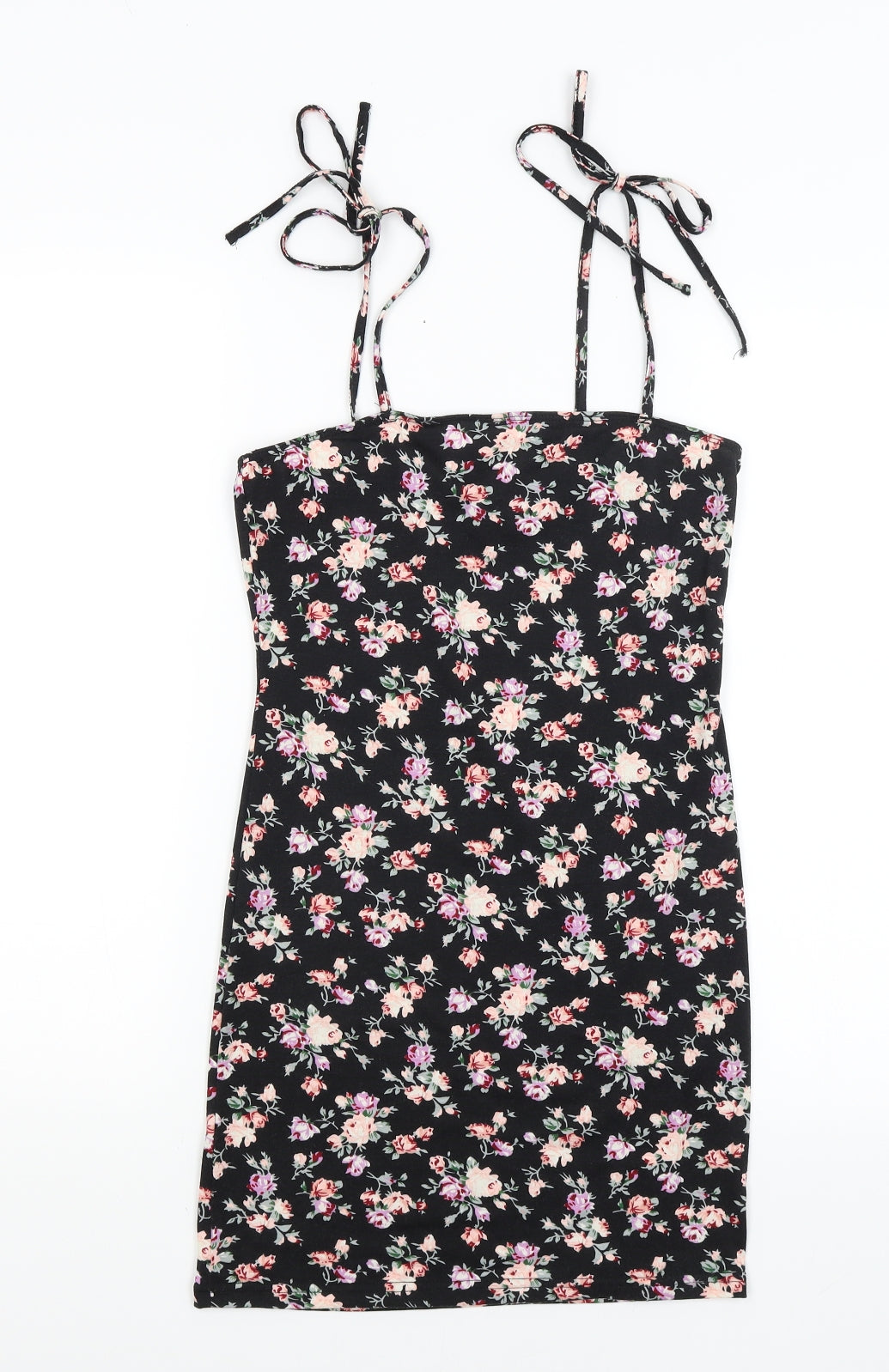 SheIn Womens Black Floral  Camisole Tank Size S