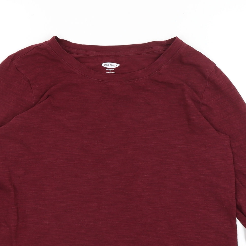 Old Navy Mens Red    T-Shirt Size S