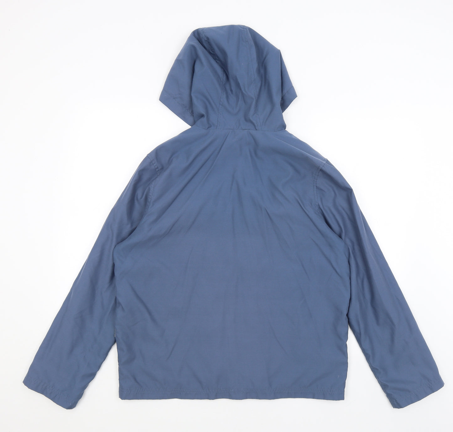 Maine Womens Blue   Rain Coat Coat Size 14