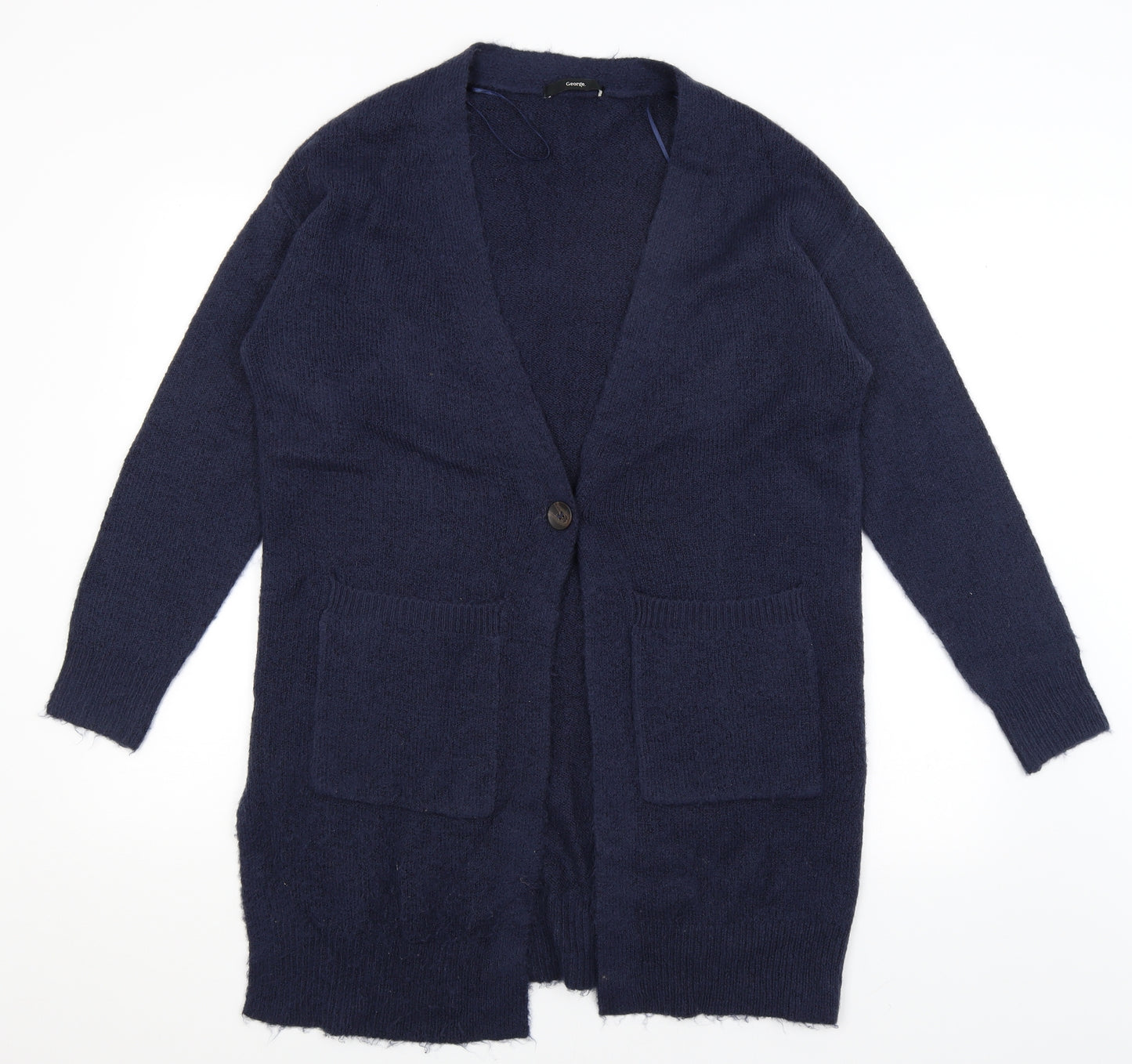George Womens Black   Cardigan Jumper Size S