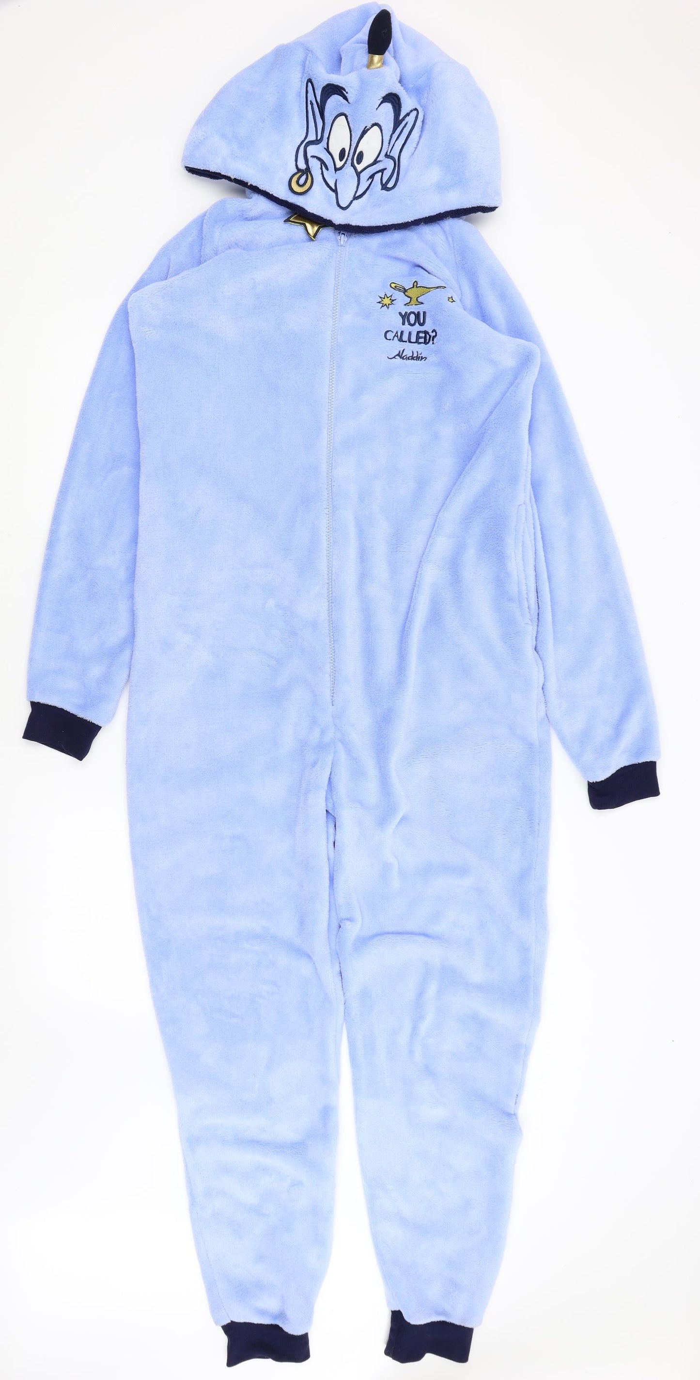 Love to Lounge Womens Blue Solid  Top One Piece Size 10  - Alladin Genie