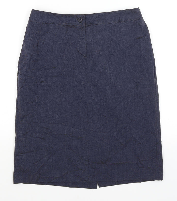 NEXT Womens Blue A-Line Skirt Size 12