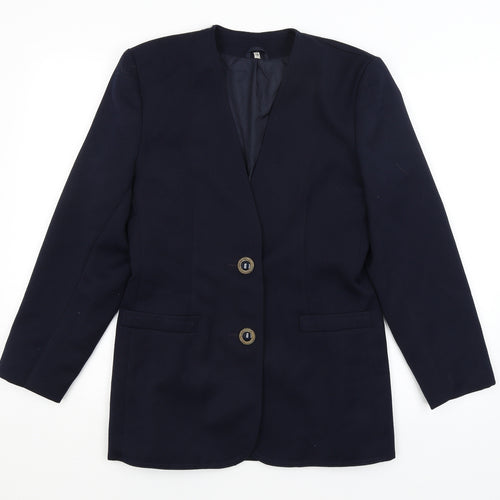 Preworn Womens Blue   Jacket Blazer Size 10