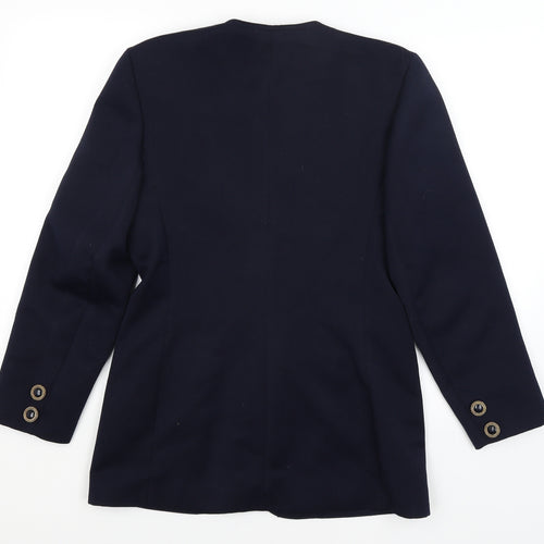 Preworn Womens Blue   Jacket Blazer Size 10