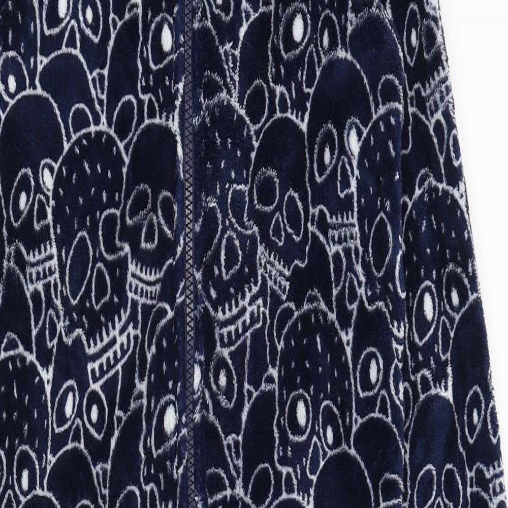 Matalan Boys Blue Solid   One Piece Size 9 Years  - Skulls