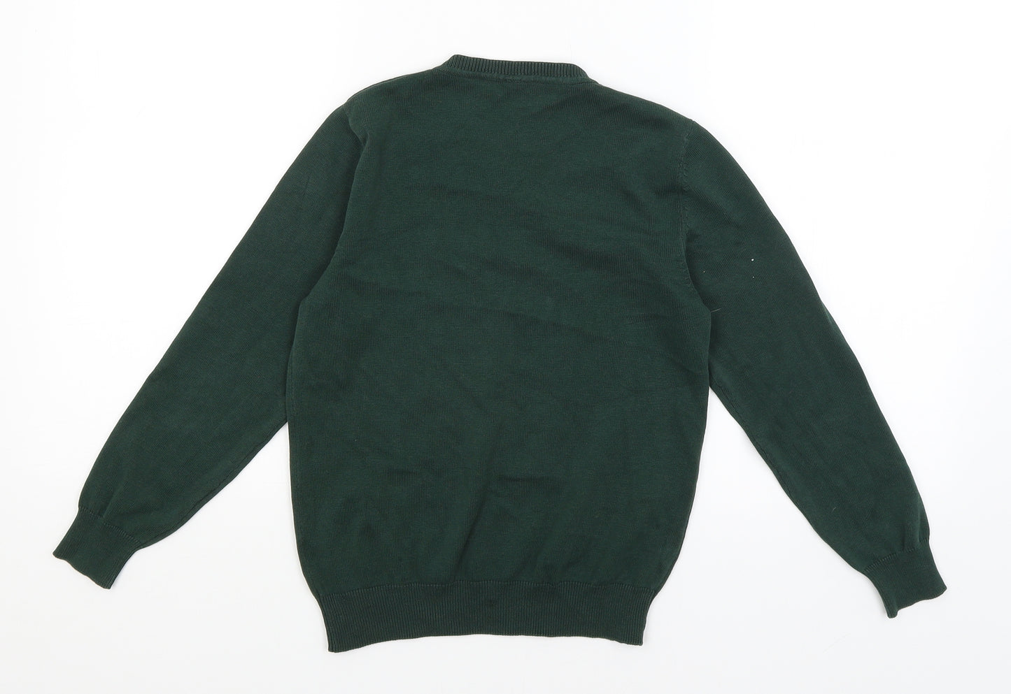 George Boys Green   Pullover Jumper Size 8-9 Years