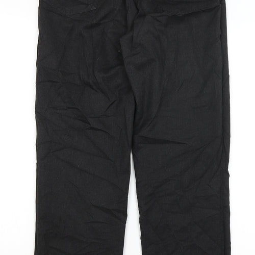 Preworn Mens Black   Dress Pants Trousers Size 32 in L29 in