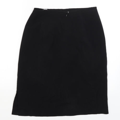 AMARANTO Womens Black   A-Line Skirt Size 12