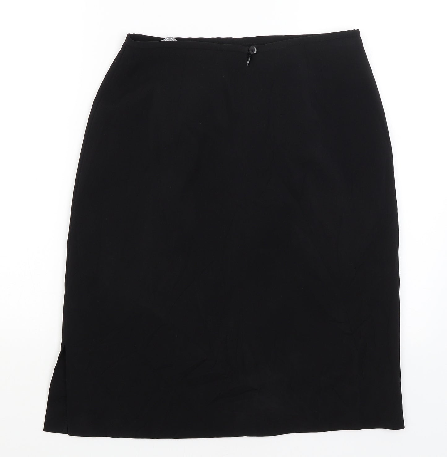 AMARANTO Womens Black   A-Line Skirt Size 12