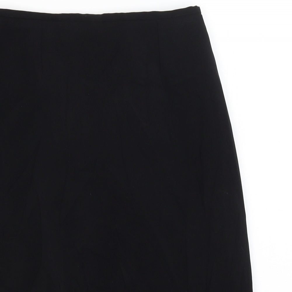 AMARANTO Womens Black   A-Line Skirt Size 12