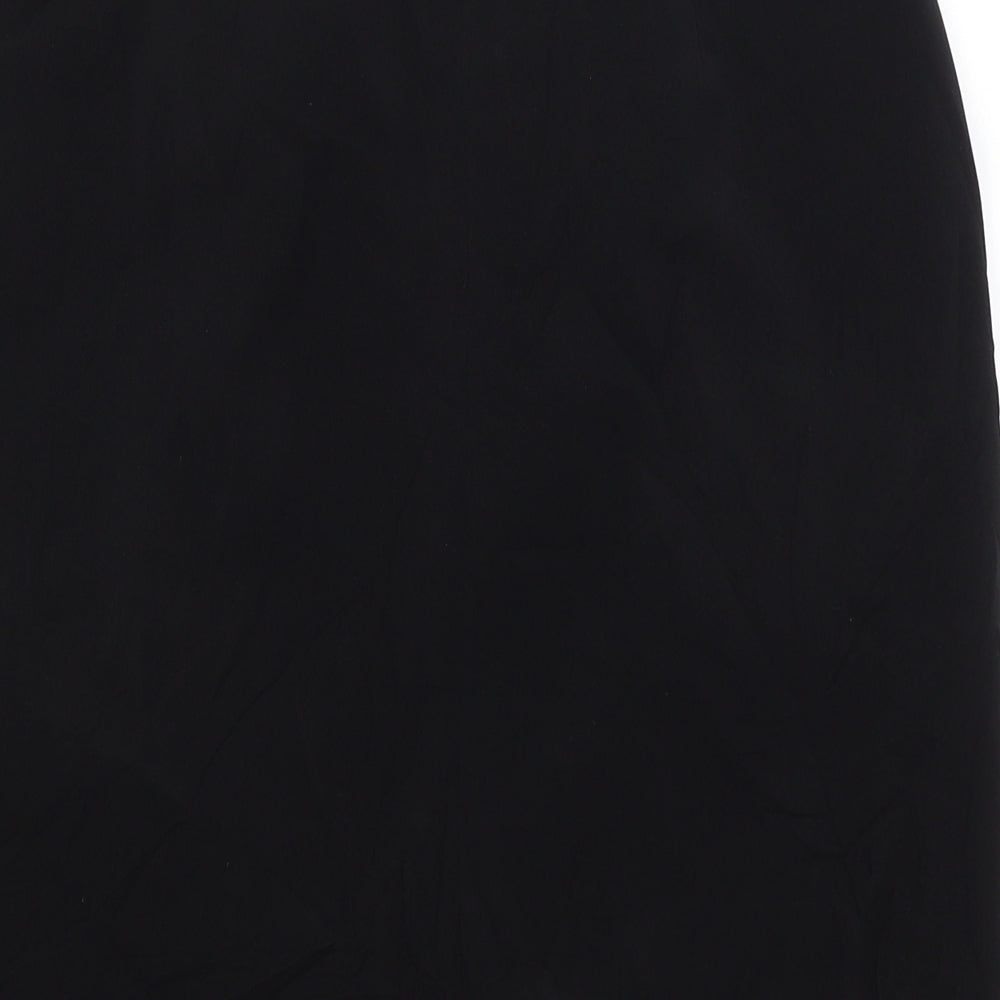 AMARANTO Womens Black   A-Line Skirt Size 12