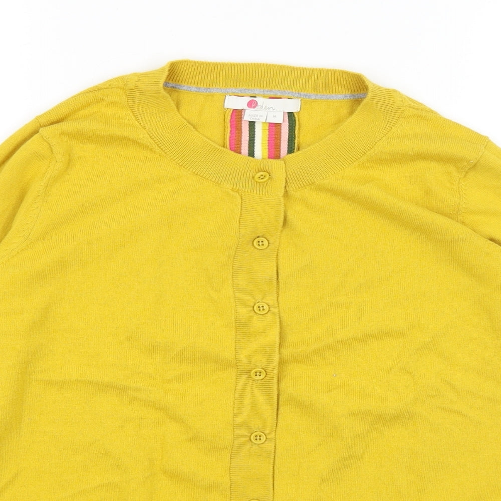 Boden Womens Yellow   Cardigan Jumper Size M
