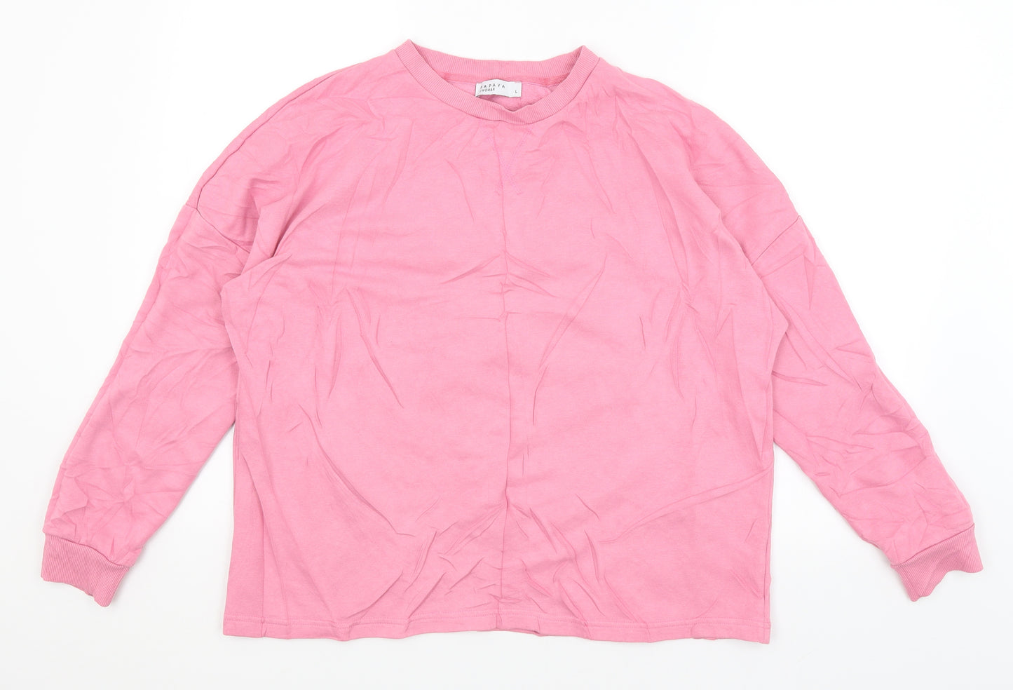 Papaya Womens Pink   Pullover Jumper Size L
