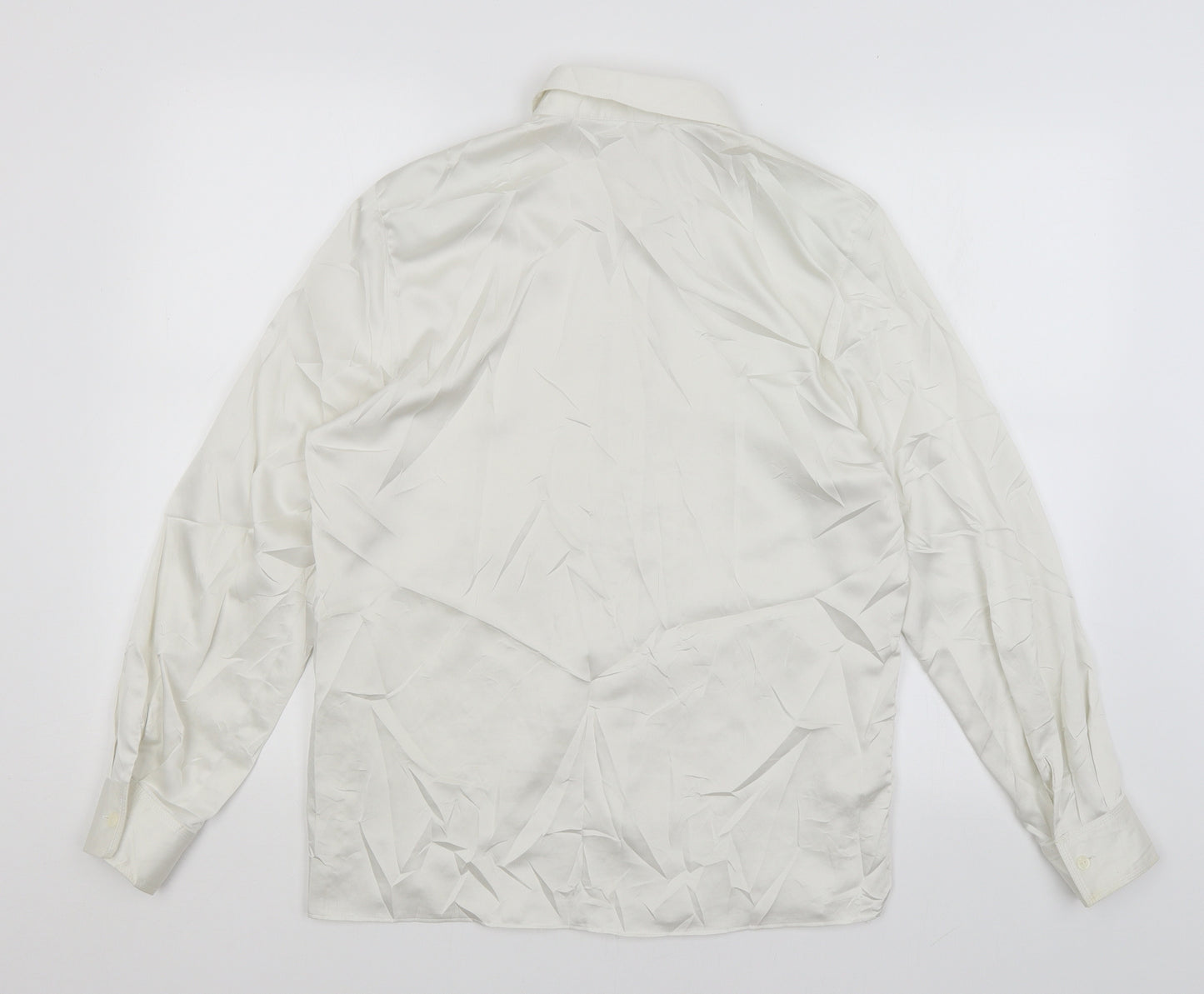 Eifo Womens White   Basic Button-Up Size 10