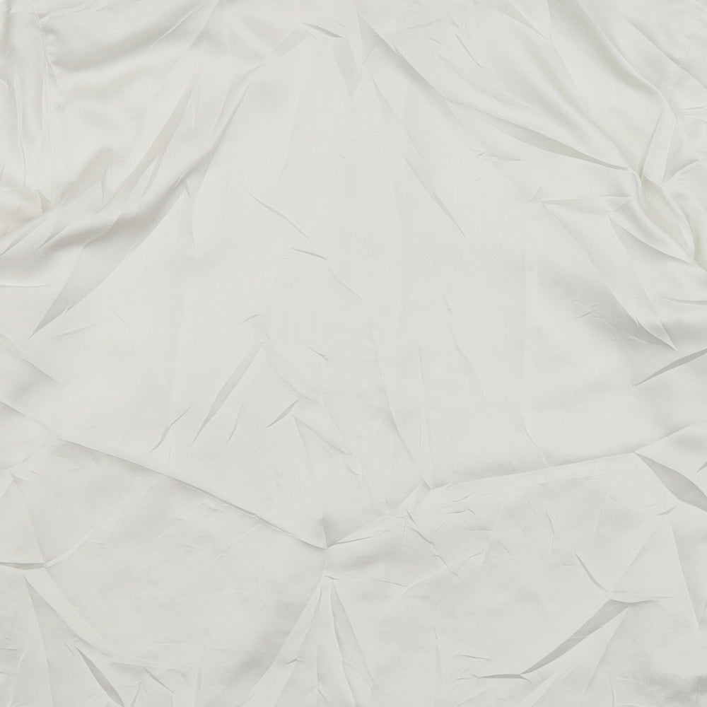 Eifo Womens White   Basic Button-Up Size 10